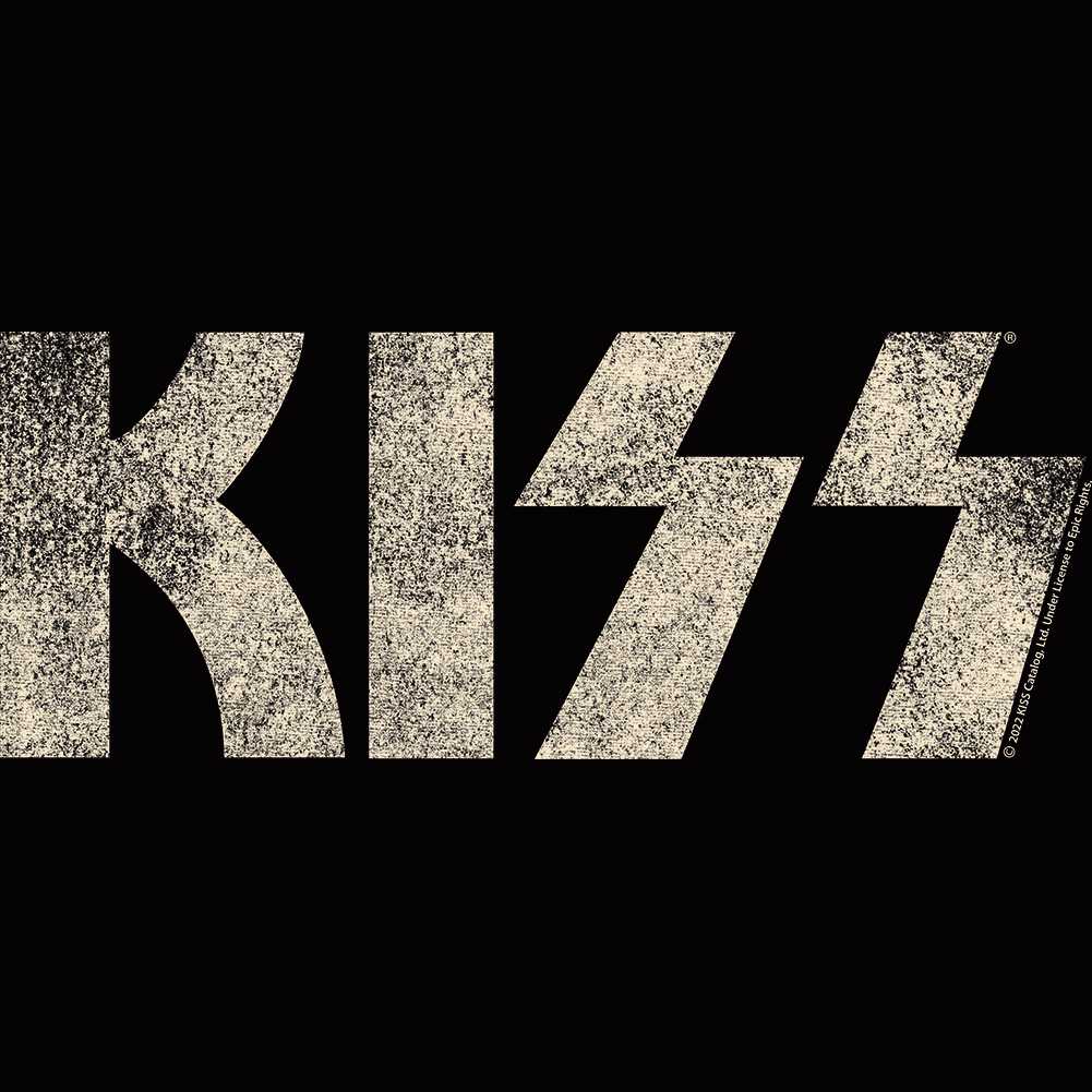 KISS Logo Graphic T-Shirt - Classic Rock Music Clothing - Vintage Concert Lover Gift Idea