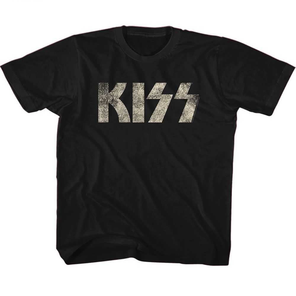 KISS KISS Logo Youth Graphic T-Shirt - Classic Rock Music Clothing - Vintage Concert Lover Gift Idea