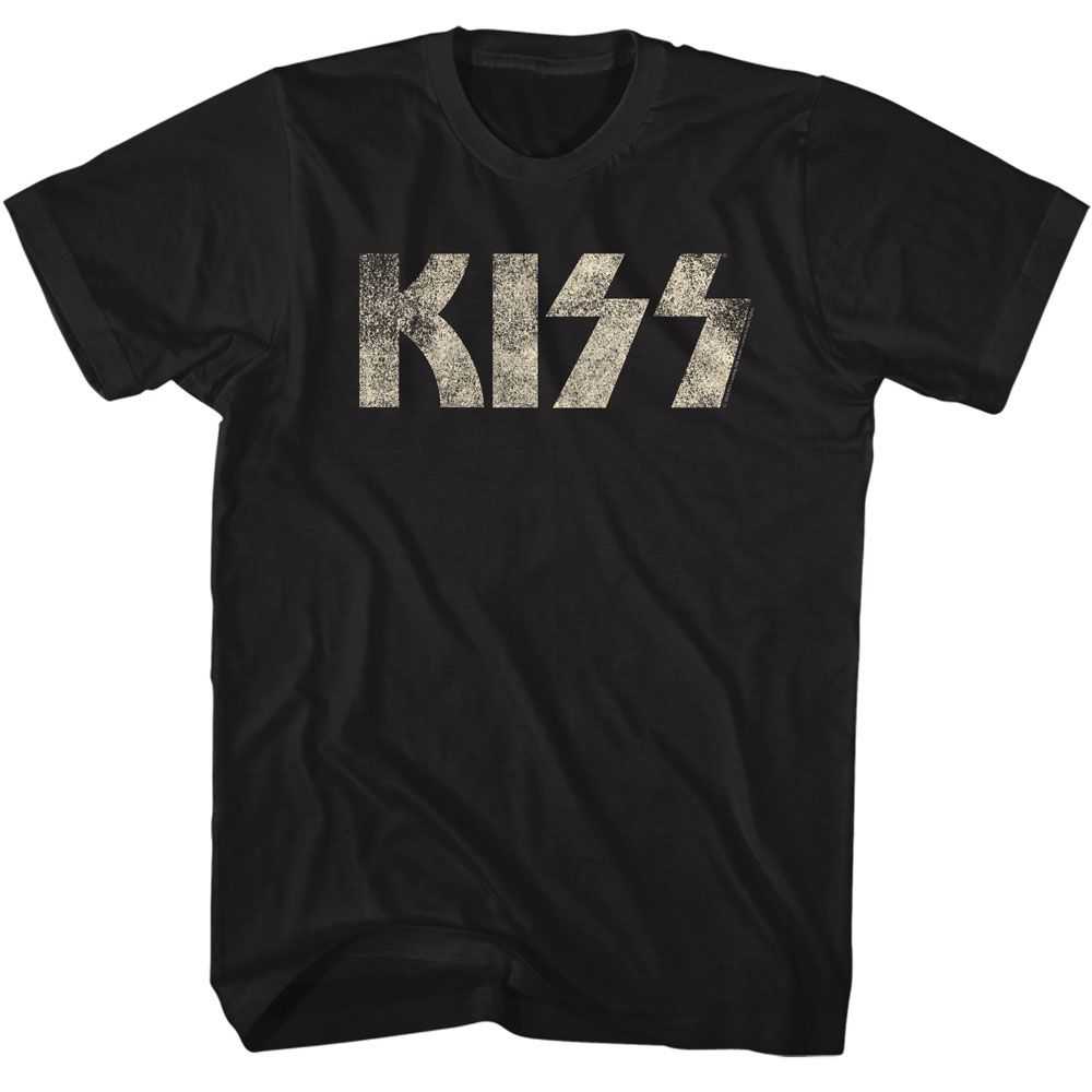 KISS Logo Graphic T-Shirt - Classic Rock Music Clothing - Vintage Concert Lover Gift Idea