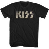 KISS Logo Graphic T-Shirt - Classic Rock Music Clothing - Vintage Concert Lover Gift Idea