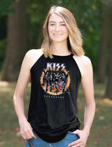 KISS Destroyer Album Graphic Woman Tank Top - Classic Rock Music Clothing - Vintage Concert Lover Gift Idea