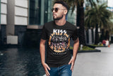 KISS Destroyer Album Graphic T-Shirt - Classic Rock Music Clothing - Vintage Concert Lover Gift Idea