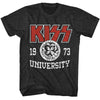 KISS University Graphic T-Shirt - Classic Rock Music Clothing - Vintage Concert Lover Gift Idea