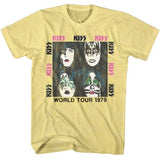 KISS Dynasty 79 Graphic T-Shirt - Classic Rock Music Clothing - Vintage Concert Lover Gift Idea
