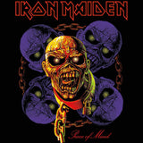 Iron Maiden Ghouls And Chain Graphic T-Shirt - Classic Rock Music Clothing - Vintage Concert Lover Gift Idea