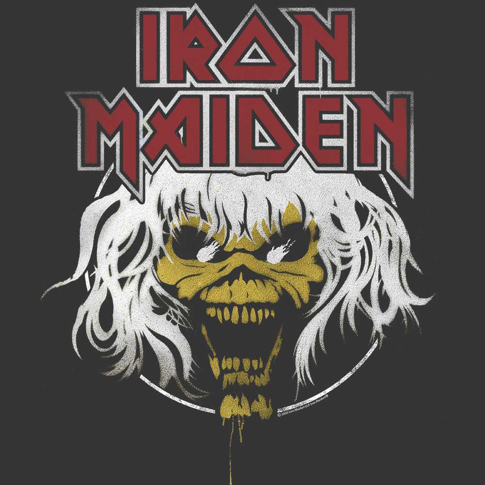 Iron Maiden World Tour 1982 F B 2-Sided Graphic T-Shirt - Classic Rock Music Clothing - Vintage Concert Lover Gift Idea