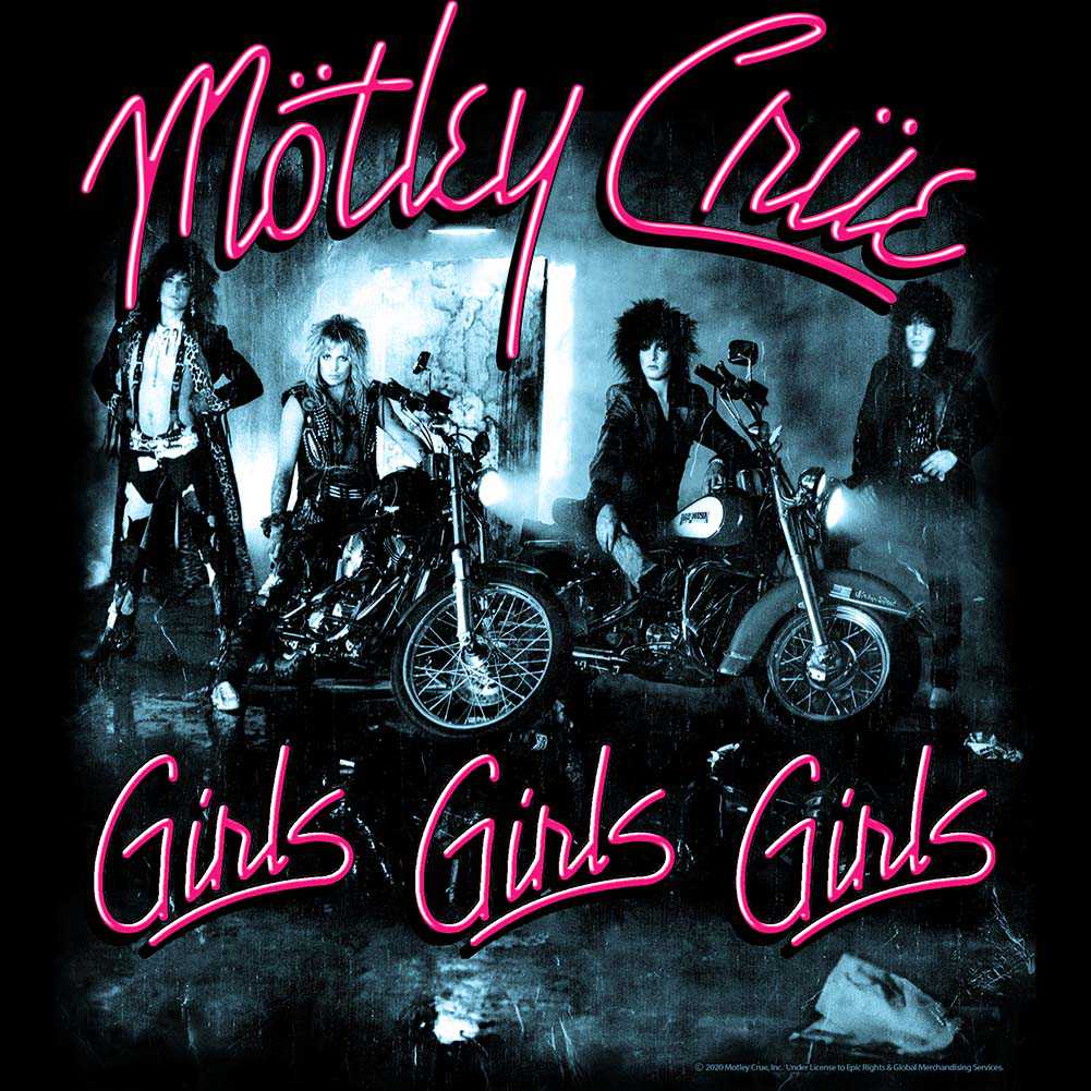 Motley Crue Motley Crue Girls Girls Girls Ladies Graphic Tank Top - Classic Rock Music Clothing - Vintage Concert Lover Gift Idea