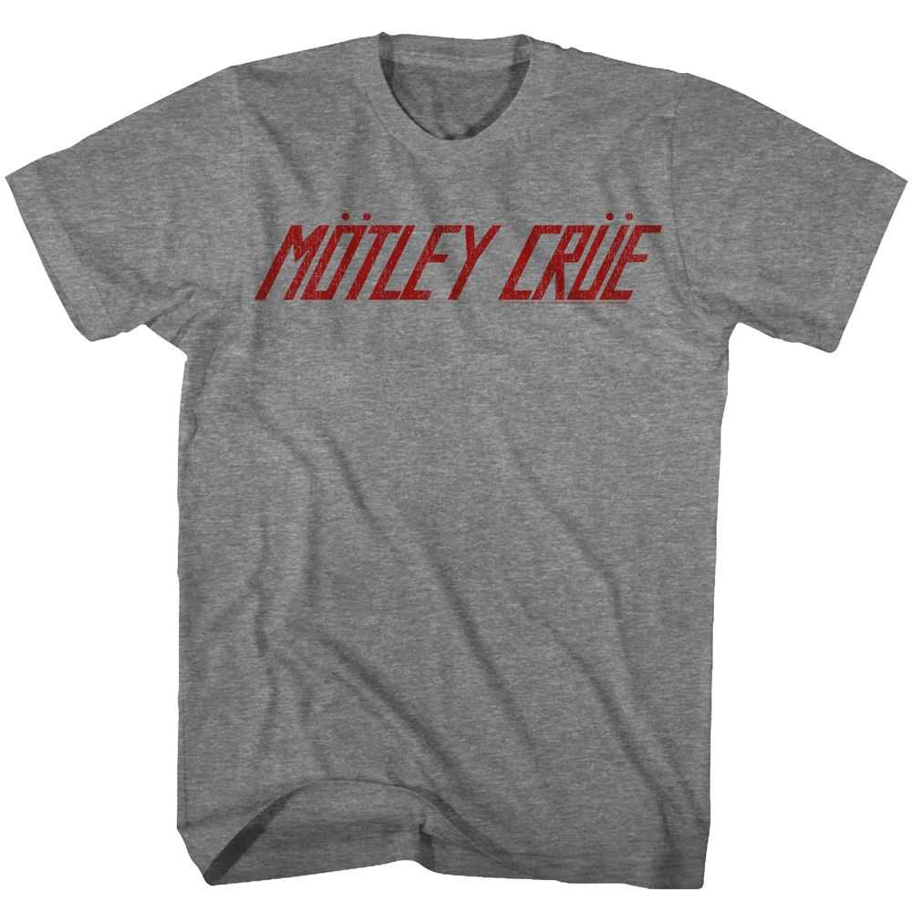 Motley Crue Logo Graphic T-Shirt - Classic Rock Music Clothing - Vintage Concert Lover Gift Idea