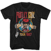 Motley Crue Tour1987 Graphic T-Shirt - Classic Rock Music Clothing - Vintage Concert Lover Gift Idea
