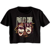Motley Crue Drama Masks Ladies Graphic T-Shirt - Classic Rock Music Clothing - Vintage Concert Lover Gift Idea