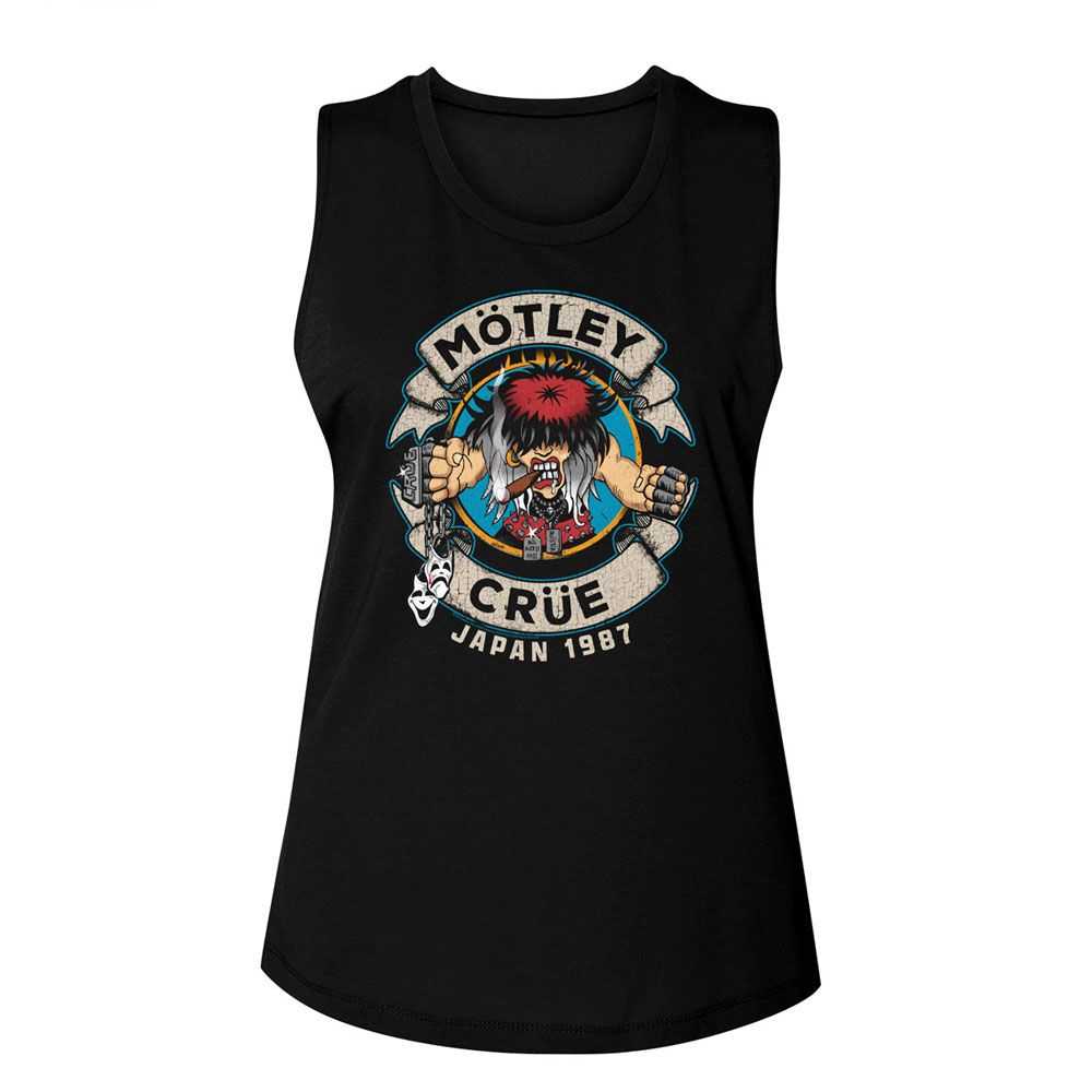 Motley Crue Motleycrue Ladies Graphic Tank Top - Classic Rock Music Clothing - Vintage Concert Lover Gift Idea