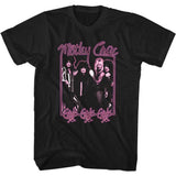 Motley Crue Girls Girls Girls Neon Graphic T-Shirt - Classic Rock Music Clothing - Vintage Concert Lover Gift Idea