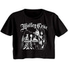 Motley Crue Crue Crew Graphic Woman T-Shirt - Classic Rock Music Clothing - Vintage Concert Lover Gift Idea