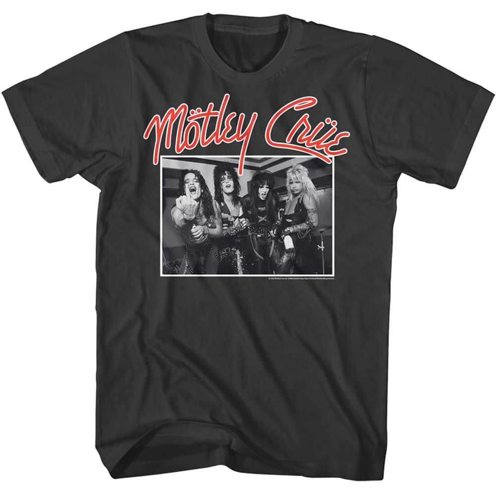 Motley Crue Stand And Deliver Graphic T-Shirt - Classic Rock Music Clothing - Vintage Concert Lover Gift Idea