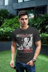 Motley Crue Come Play W Dr Feelgood Graphic T-Shirt - Classic Rock Music Clothing - Vintage Concert Lover Gift Idea