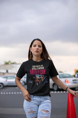 Motley Crue Bad Boys Of Hollywood Graphic T-Shirt - Classic Rock Music Clothing - Vintage Concert Lover Gift Idea