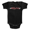 Motley Crue RD And Wht Logo Youth Graphic Bodysuit - Classic Rock Music Clothing - Vintage Kids Concert Lover Gift Idea