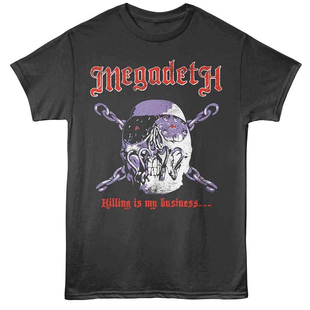 Megadeth K I M B Graphic T-Shirt - Classic Rock Music Clothing - Vintage Concert Lover Gift Idea