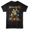 Megadeth Vic Goes To Hell Graphic T-Shirt - Classic Rock Music Clothing - Vintage Concert Lover Gift Idea
