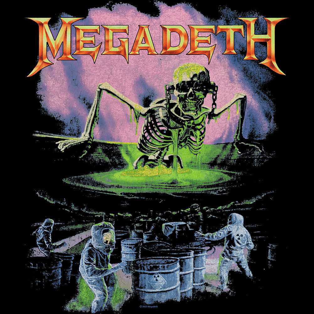 Megadeth No More Mr Nice Guy Graphic T-Shirt - Classic Rock Music Clothing - Vintage Concert Lover Gift Idea