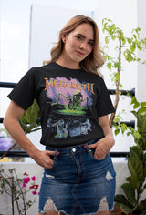 Megadeth No More Mr Nice Guy Graphic T-Shirt - Classic Rock Music Clothing - Vintage Concert Lover Gift Idea