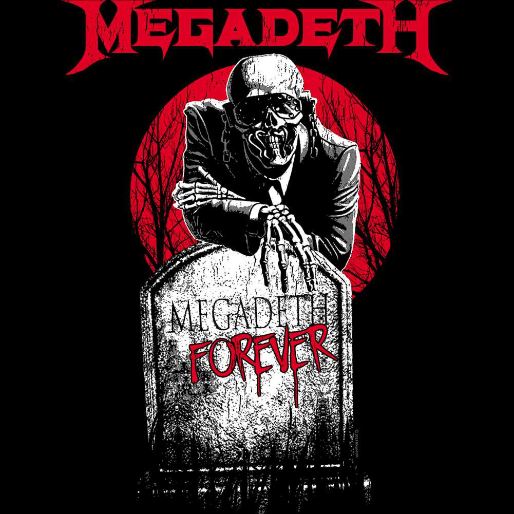 Megadeth Forever Graphic T-Shirt - Classic Rock Music Clothing - Vintage Concert Lover Gift Idea