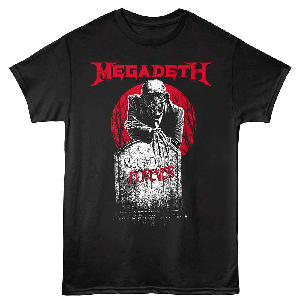 Megadeth Forever Graphic T-Shirt - Classic Rock Music Clothing - Vintage Concert Lover Gift Idea