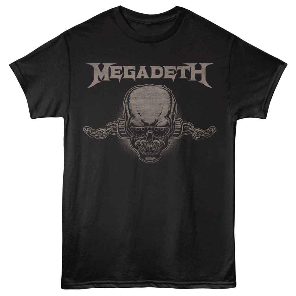 Megadeth Vintage Vic Graphic T-Shirt - Classic Rock Music Clothing - Vintage Concert Lover Gift Idea