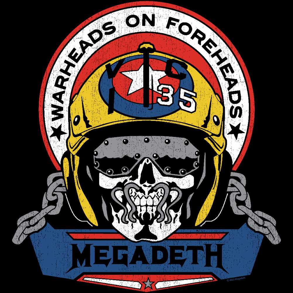 Megadeth Vic Head Graphic T-Shirt - Classic Rock Music Clothing - Vintage Concert Lover Gift Idea