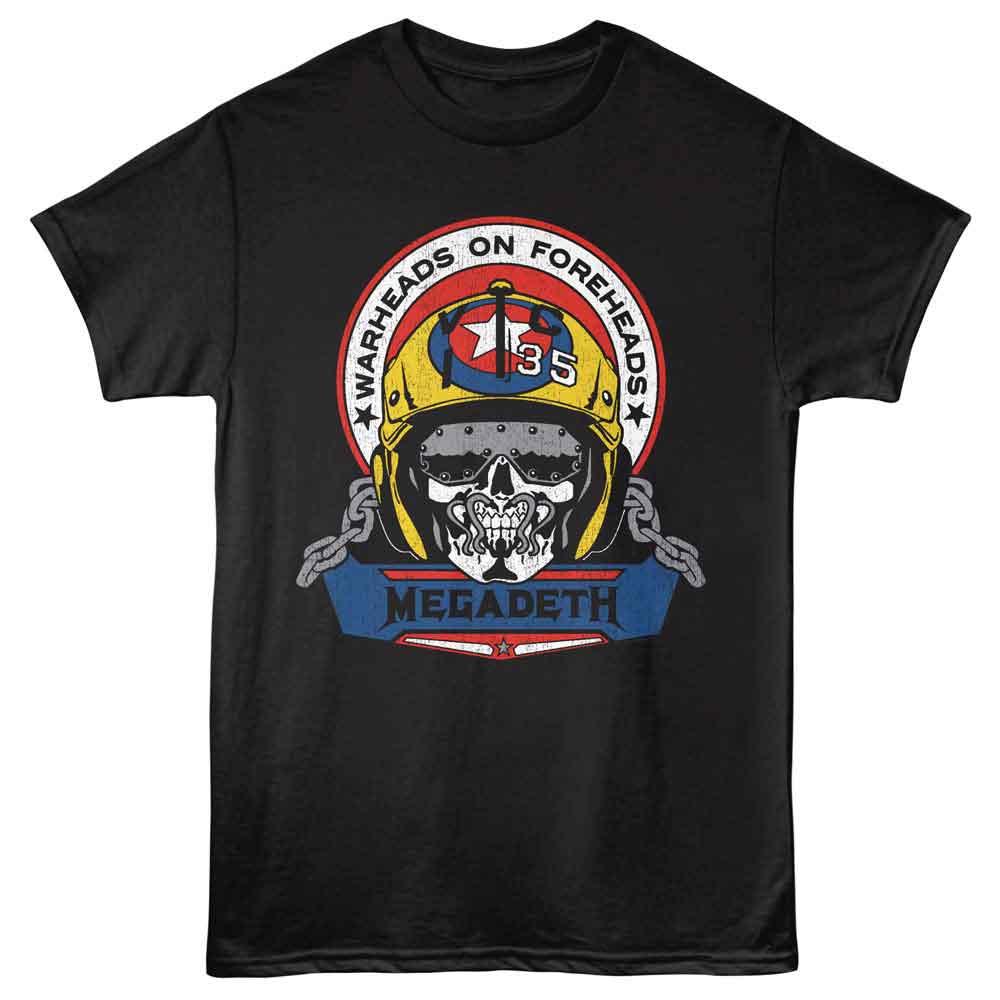 Megadeth Vic Head Graphic T-Shirt - Classic Rock Music Clothing - Vintage Concert Lover Gift Idea