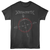 Megadeth Cryptic Writings Graphic T-Shirt - Classic Rock Music Clothing - Vintage Concert Lover Gift Idea
