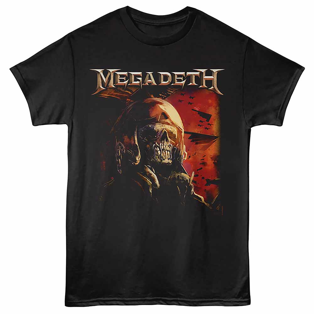 Megadeth Bomber Vic Graphic T-Shirt - Classic Rock Music Clothing - Vintage Concert Lover Gift Idea