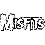Misfits LOGO OUTLINE White Adult Muscle Ladies Tank Top– Official Punk Rock Music Band Fan Apparel
