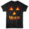 Misfits JACK O LANTERN Black Adult T-Shirt – Horror Punk Halloween Graphic Band Tee