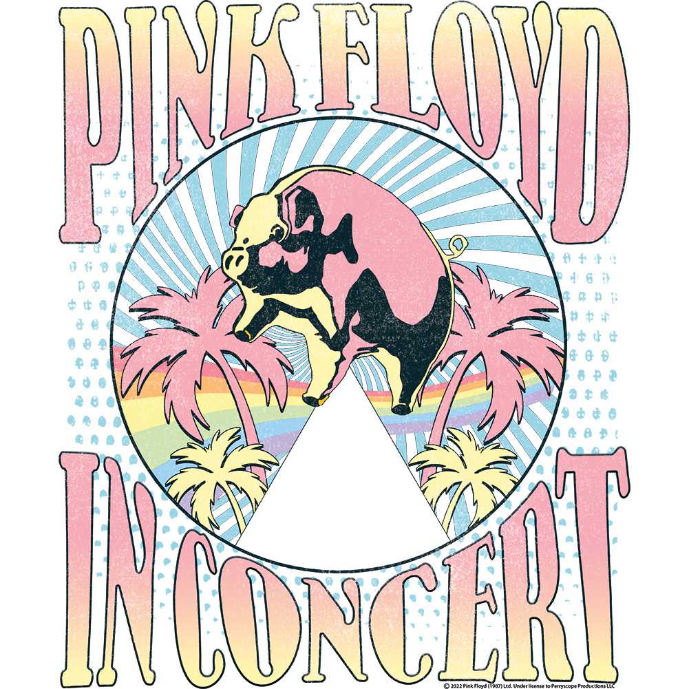 Pink Floyd Palm Trees Adult Woman Tank Top - Timeless Band Clothing - Classic Rock Collectible Idea