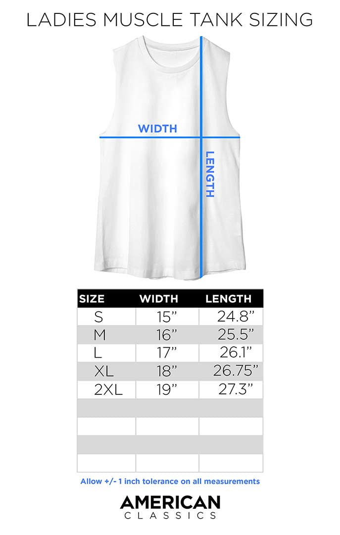 Motley Crue RD And Wht Logo Graphic Ladies Tank Top- Classic Rock Music Clothing - Vintage Concert Lover Gift Idea