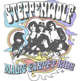 Steppenwolf Magic Carpet Graphic T-Shirt - Classic Rock Music Clothing - Vintage Concert Lover Gift Idea