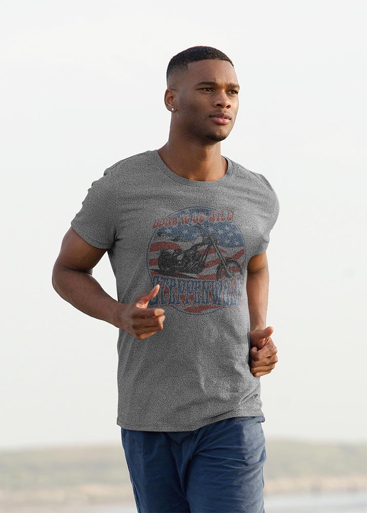 Steppenwolf Born To Be Wild Graphic T-Shirt - Classic Rock Music Clothing - Vintage Concert Lover Gift Idea
