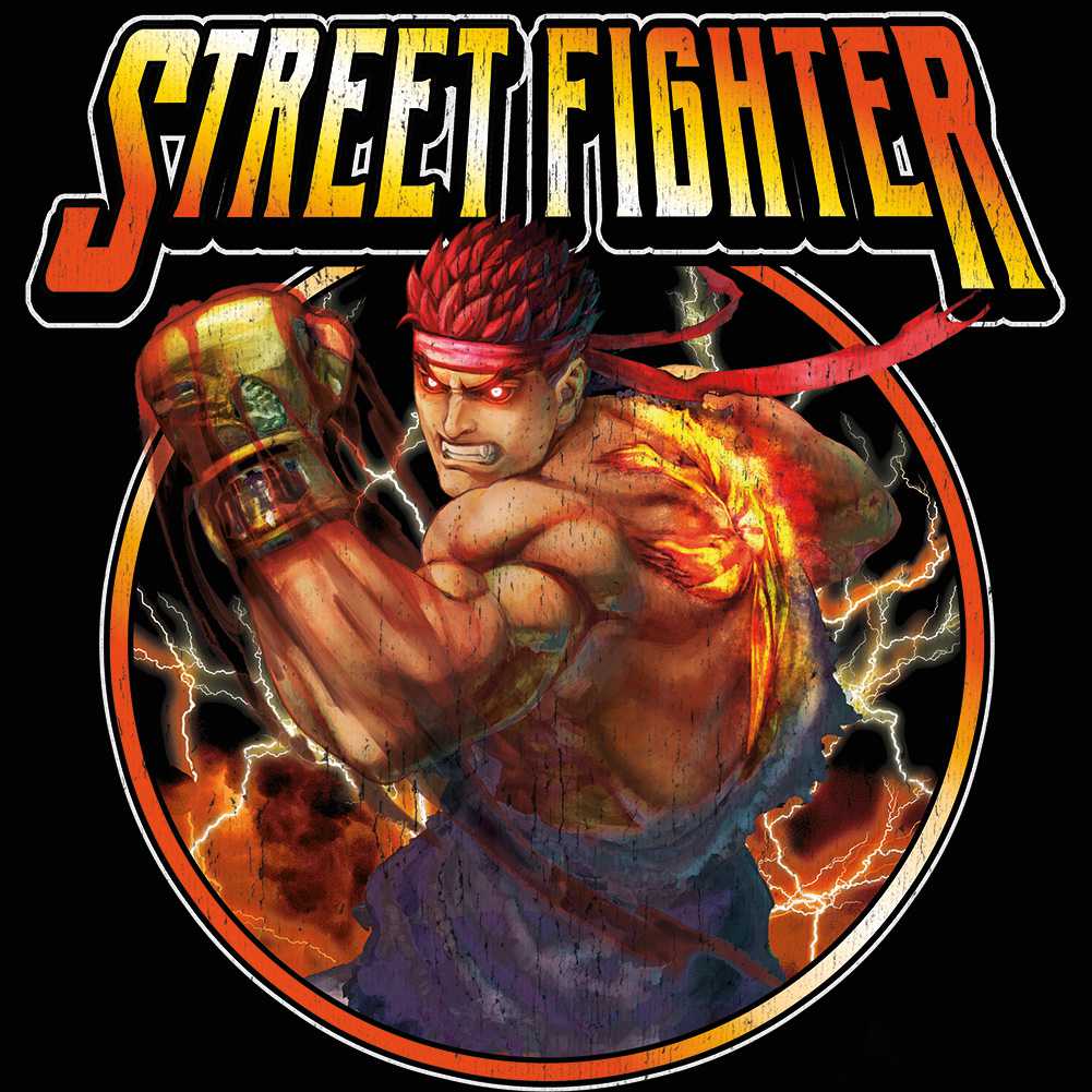 Street Fighter Lightning Ryu Graphic Tank Top Arcade Gaming Retro Apparel Classic Video Game Fan