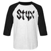 Styx Classic Wordmark Band Logo Graphic Vintage Rock Concert Tee Unisex Timeless Rocker