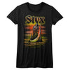 Styx The Ferryman River Styx Crossing Graphic Vintage Concert Tee Unisex Mythic Soul Rocker