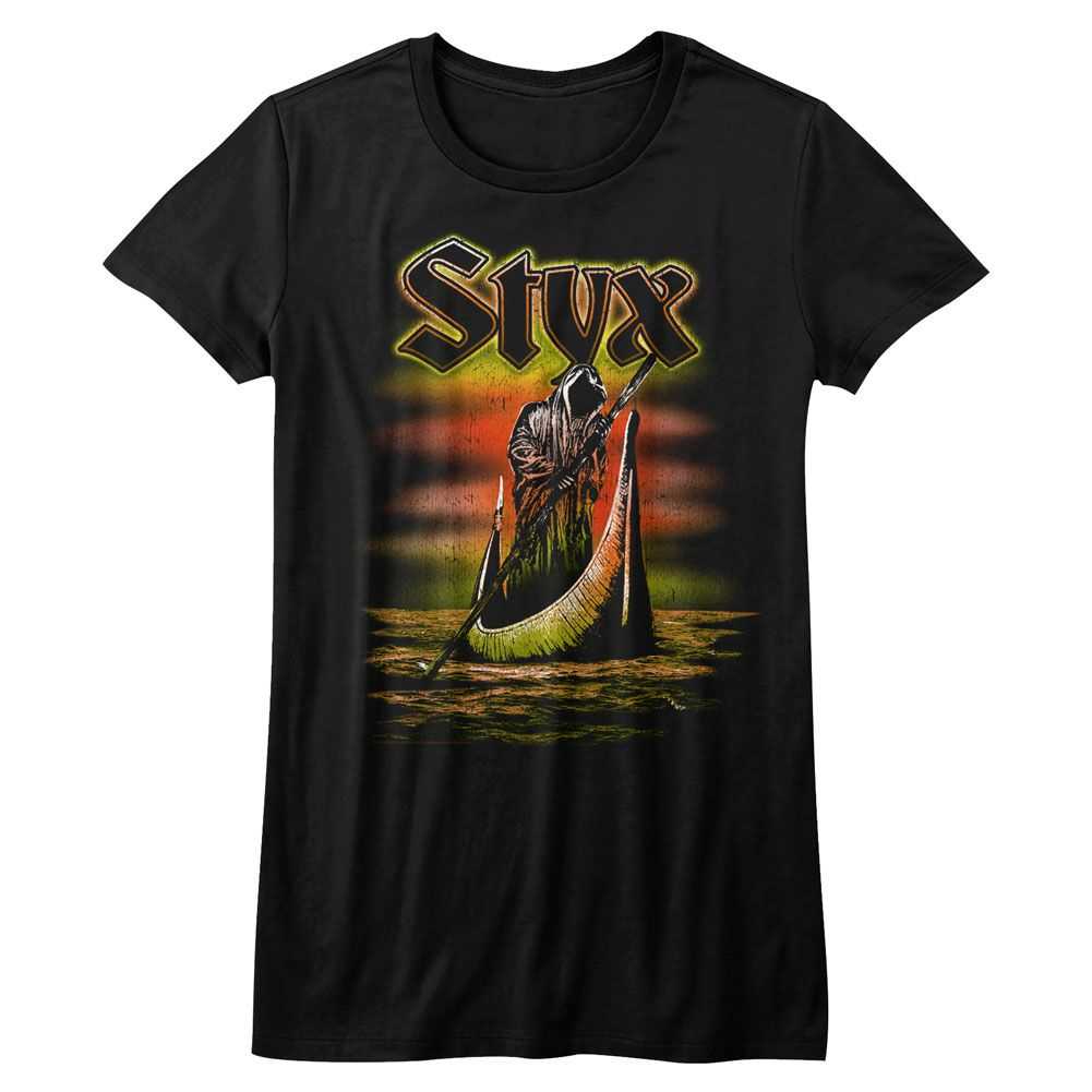 Styx The Ferryman River Styx Crossing Graphic Vintage Concert Tee Unisex Mythic Soul Rocker