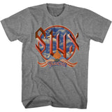 Styx Paradise Clouds Graphic Tee - Retro 80s Classic Rock Concert Apparel - Unisex Adult Music Fan Gift
