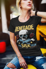 Styx Styx Colorful Renegade Graphic Tee - Retro 80s Classic Rock Concert Apparel - Unisex Adult Music Fan Gift