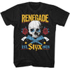 Styx Styx Colorful Renegade Graphic Tee - Retro 80s Classic Rock Concert Apparel - Unisex Adult Music Fan Gift