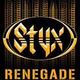 Styx Renegade Graphic T-Shirt - Classic Rock Music Clothing - Vintage Concert Lover Gift Idea