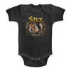 Styx Pieces Of Eight Youth Graphic Bodysuit - Classic Rock Music Clothing - Vintage Concert Lover Gift Idea