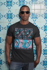 The Rolling Stones Steel Wheels Graphic T-Shirt - Official 1989 Band Tee