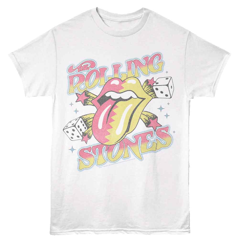 The Rolling Stones Dice and Stars Graphic T-Shirt - Official Band Tee