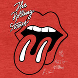 Rolling Stones Original Tongue Logo Graphic T-Shirt - Retro Rock Band Concert Clothing - Unisex Adult Music Gift